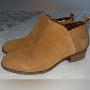 TOMS Brown Suede Booties